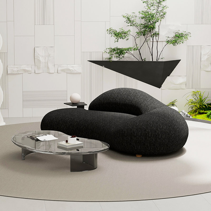 Méridiennes d'intérieur Leisure Arc Creativité, Orienté à droite, Noir