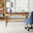 Tobago 51" Desk with Cane Drawer Fronts-1051131985