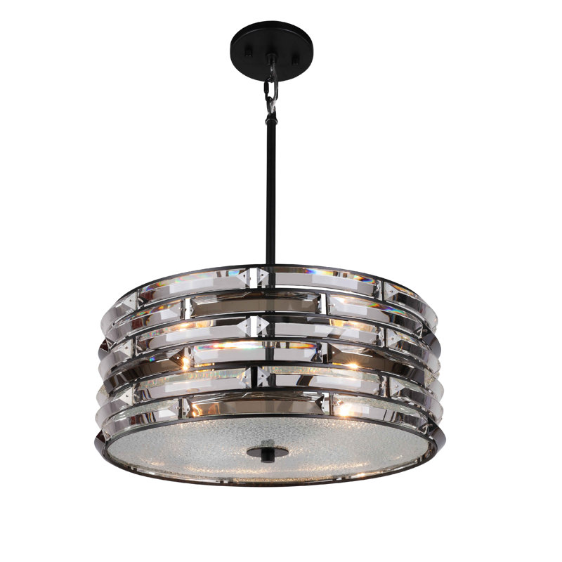 Luminaire suspendu tambour 3 lumières Gunnersbury
