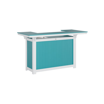 Outdoor Bar Counter with Ice Bowl