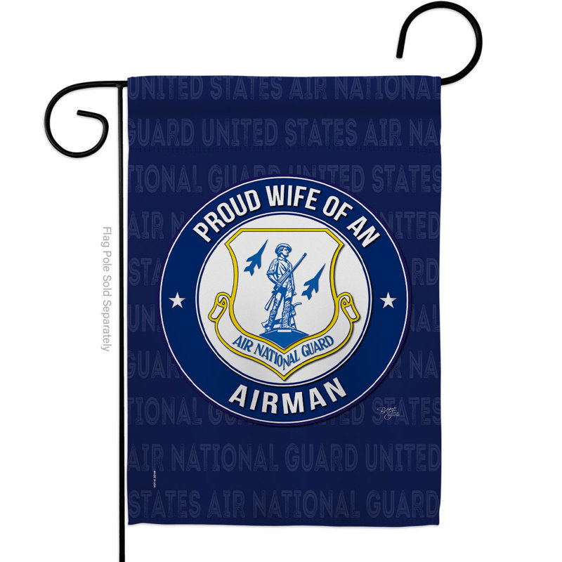 Drapeau de jardin armée en polyester 19 po x l 13 po