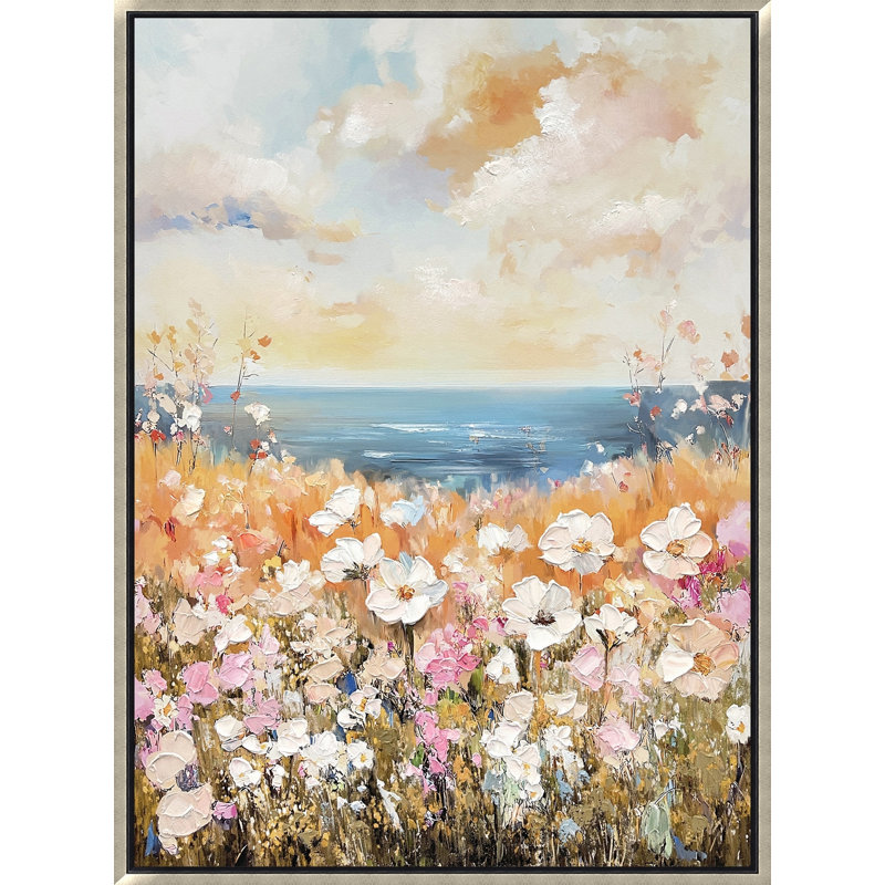 Seaside Bloomscape Canvas Wall Art