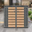 Garden Waste Bin Storage Box With Hinged Lid