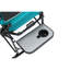 Chaise de camping pliante robuste avec table d'appoint - Bleu pour les voyages en voiture, pique-nique portable-265577173