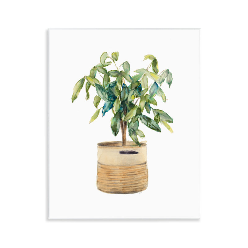 Art mural sur plante en pot par Lanie Loreth