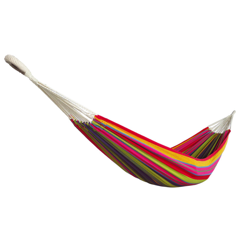 Mathis 1 Person Hammock, Pink/Green, 1" H x 40" W x 75" D
