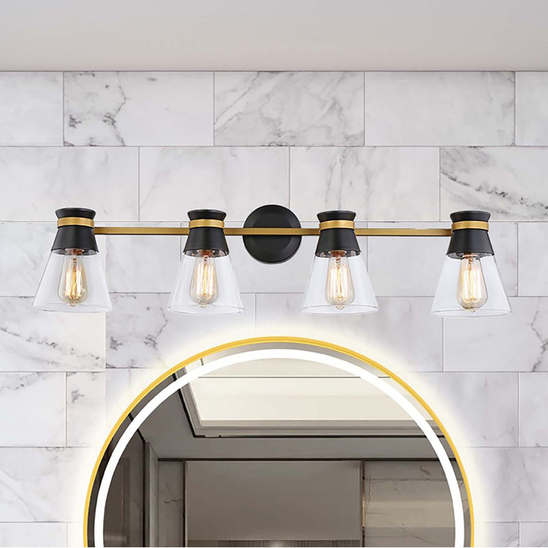 Éclairage pour meuble-lavabo à 4 lumières Kanata