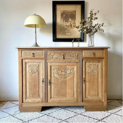 French  retro  solid wood sideboard