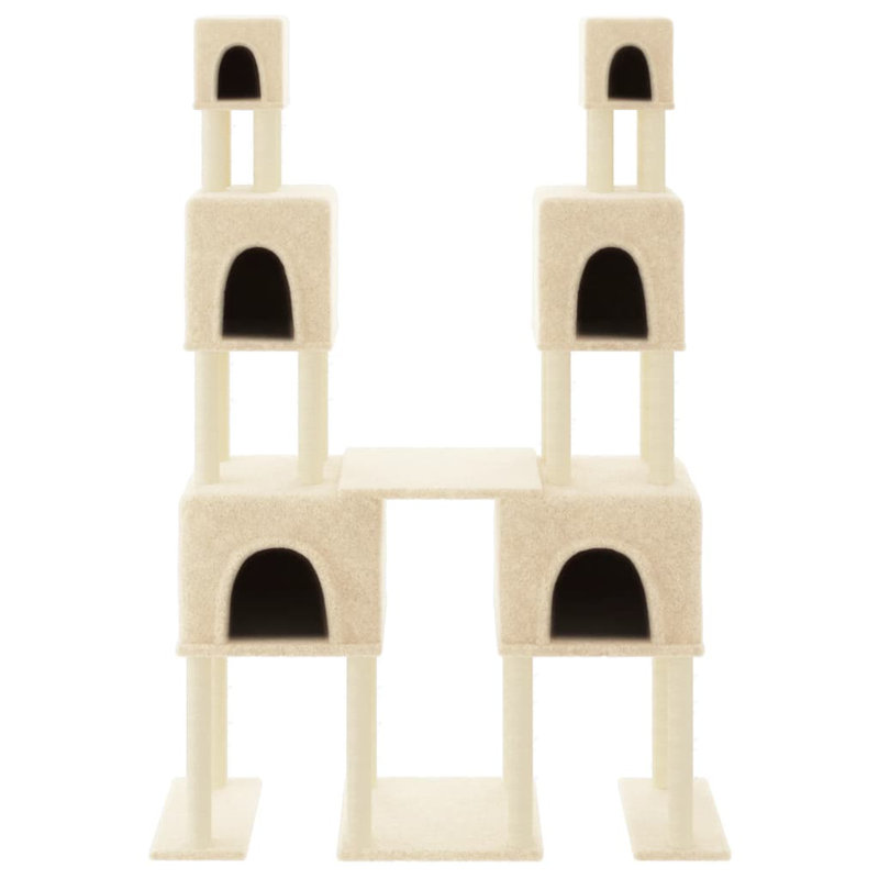Waynesville 199cm H Cat Tree, Cream