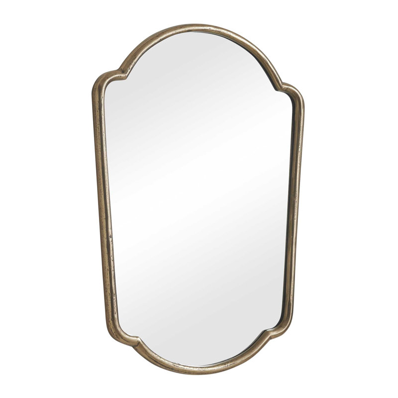  Naomi Antique Brass Mirror