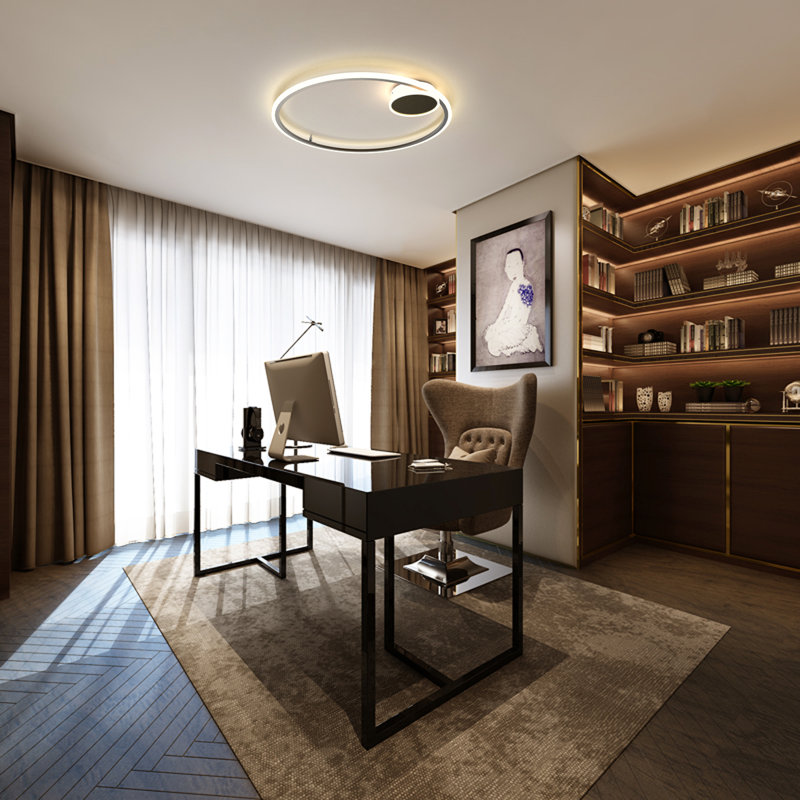 Plafonnier encastré en acrylique Riken