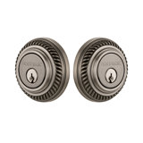 Nostalgic Warehouse Rope Rosette Double Cylinder Deadbolt
