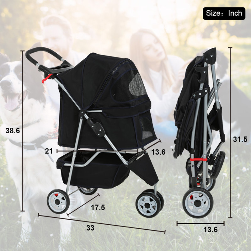 Pet Stroller, Noir