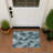 Machine Washable Indoor/Outdoor Chantille ACN2424 Abstract Rug-934285032