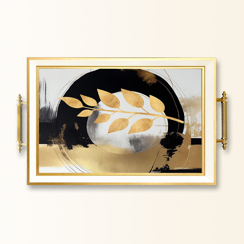 Elegant Glass Tray, 19.7 x 11.4 x 1.4 inches | 100% Durable Glass Construction | Easy to Clean with Damp Cloth | Ideal for Serving, Decorative Display, and Organizing | Stylish Addition to Home Décor