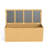 60“ Solid Wood Deck Box Outdoor Storage Bench For Patio And Backyard