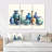 Blue Vases In Collection Pattern II - Boho Pottery Wall Decor Set-1588841665-1588841727