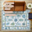 Tapis vert vert Oushak