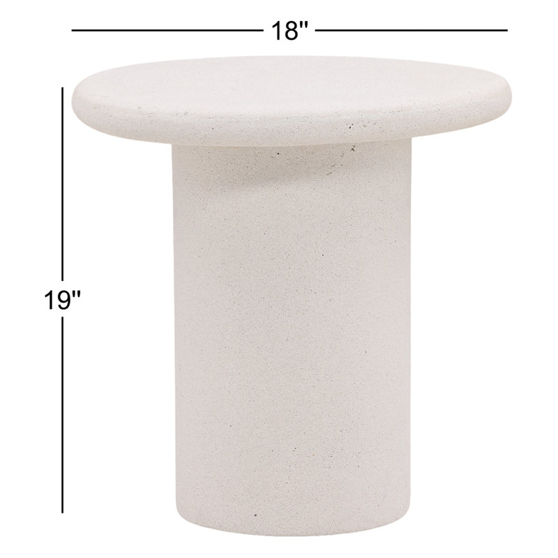 Raul Side Table White