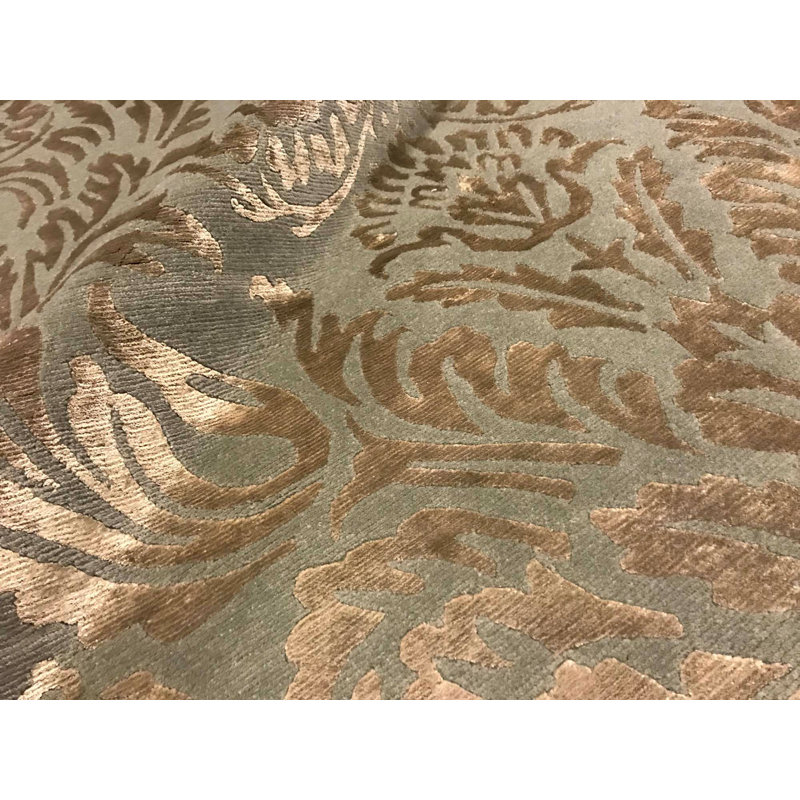 Hand-Knotted High-Quality Blue Area Rug