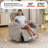 Power Swivel Recliner Chairs With Adjustable Headrest And Armrests, Featuring Massage And Heating Functions-1032764979