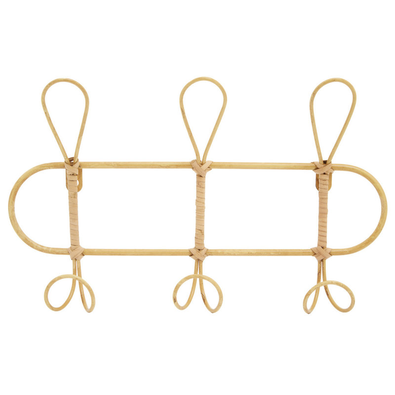 Mudge Solid Wood Wall 3 - Hook Wall Mounted Coat Rack
