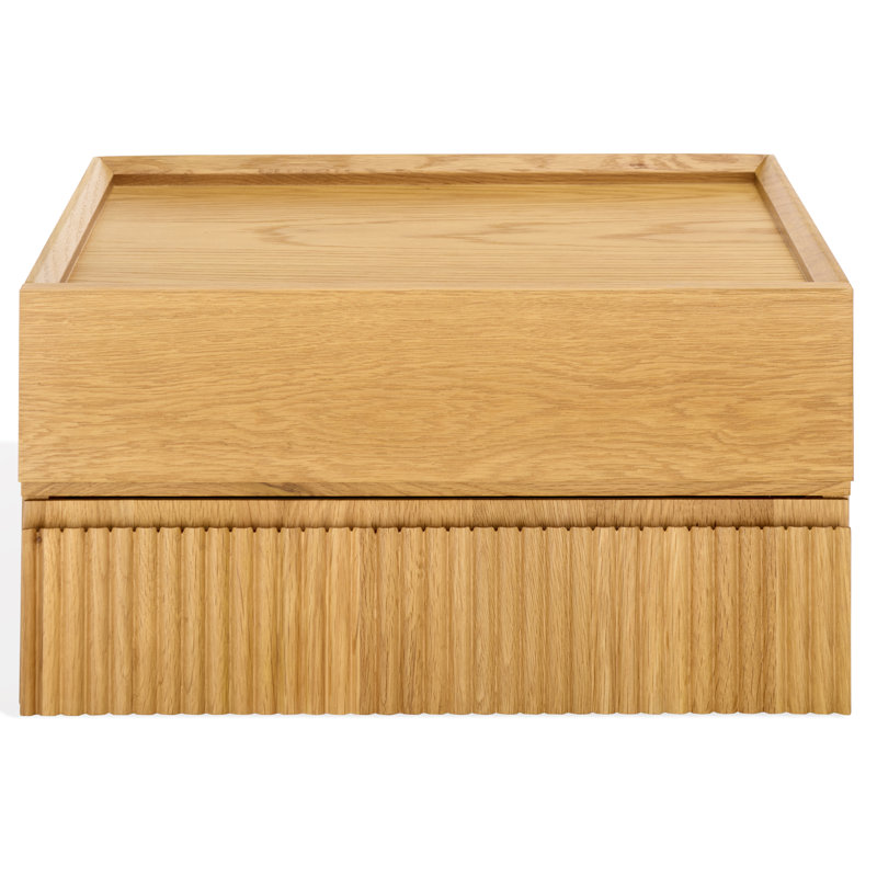 Archibald Dontay Floating Nightstand, Natural