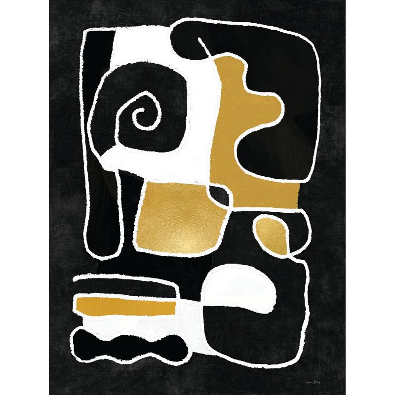 Freeform Shapes II par Amber Sterling, H 24 po x l 24 po, Pas de tapis, Sans cadre, toile