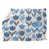 Gray/Blue Floral