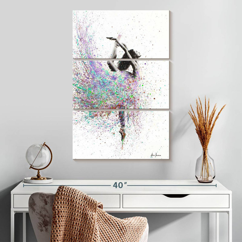 Danse opale, H 32 po x l 20 po