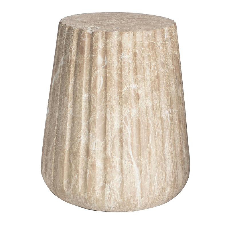 Table d'appoint d'extérieur Cleme, Doré