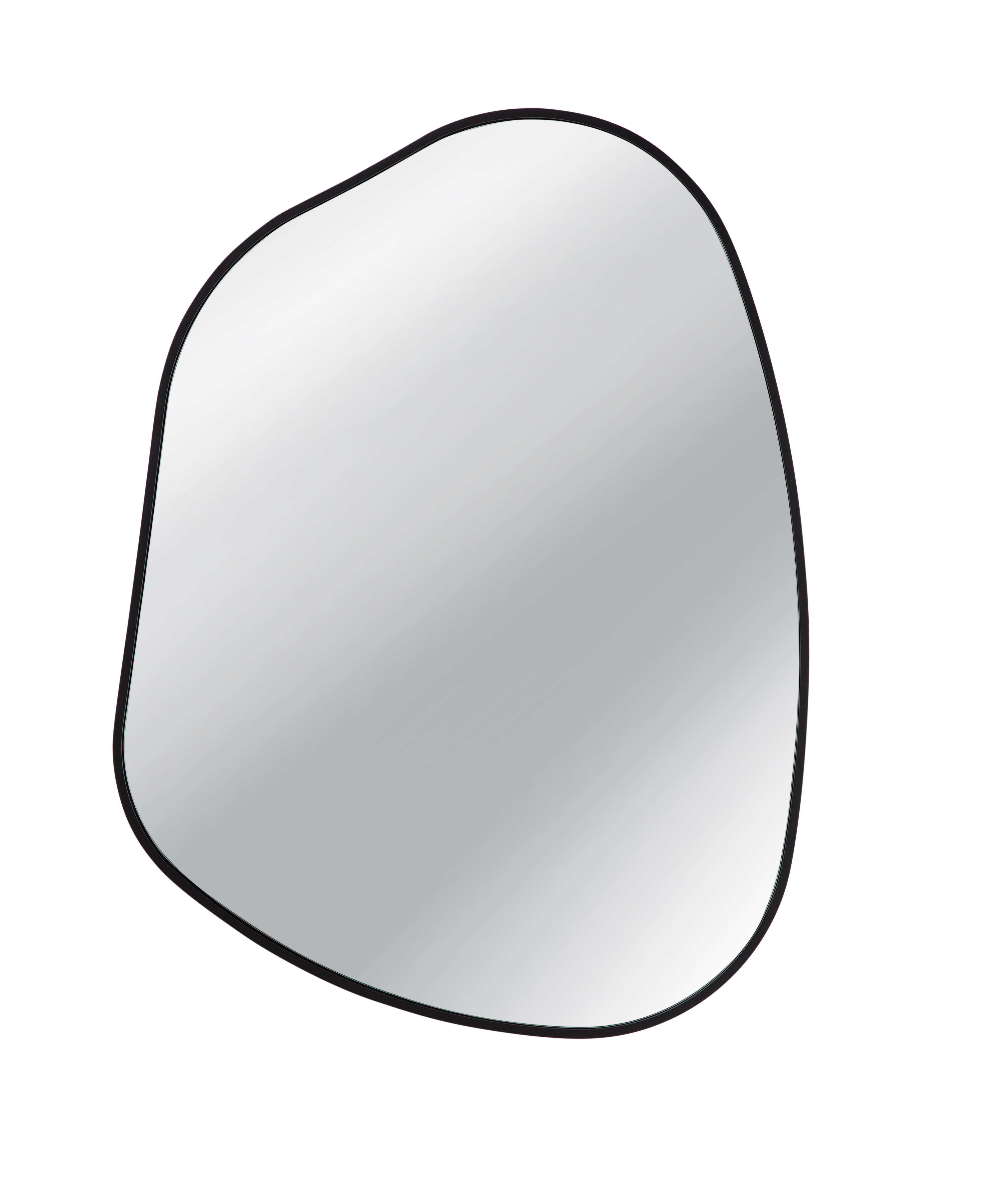 Solid Wood Asymmetrical Wall Mirror