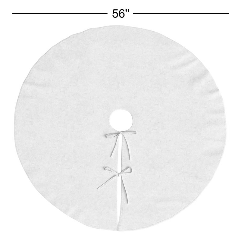 Jupe d'arbre Nylah, L 56 po, Naturel