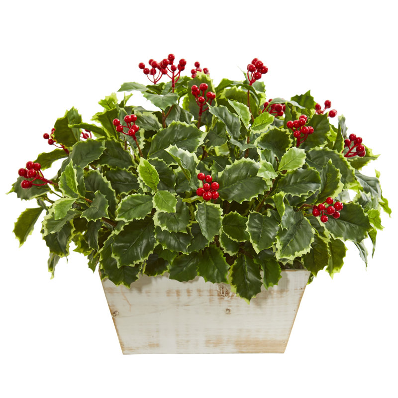 Plante de feuillage artificiel 15" dans un pot de fleurs