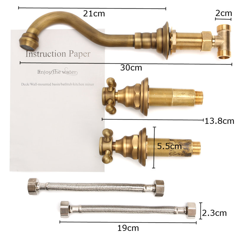 Marcelo 2 Handle Wall Bath Filler