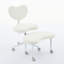 Chaise plus, pieds croisés avec roulettes, chaise, support lombaire de tabouret réglable, version améliorée, assise confortable toute la journée convenant à la maison et au bureau-917953238-917953239