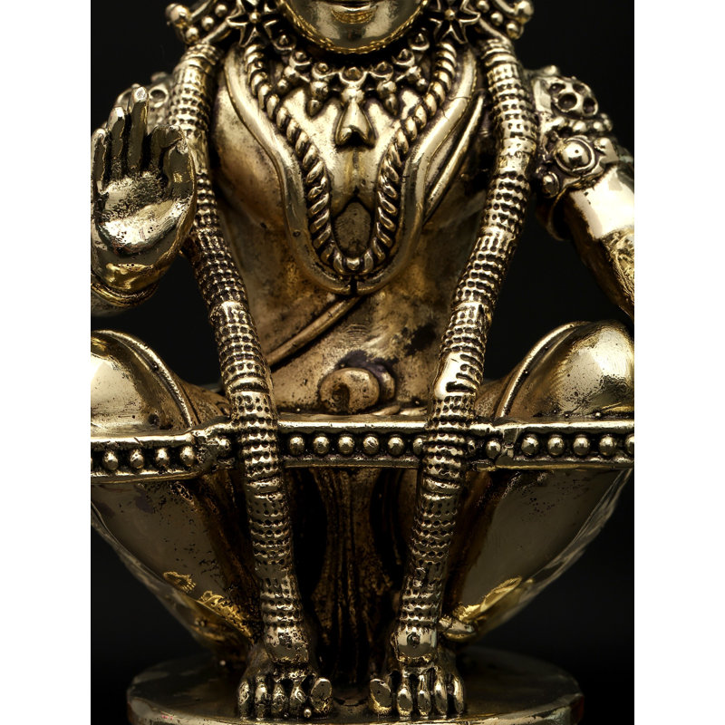 6 Inch Small Ayyappan Brass Statue