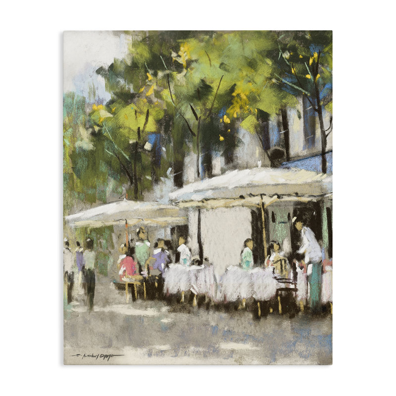 «Sunny Street Cafe», conception par Anthony Orme, H 48 po x l 36 po