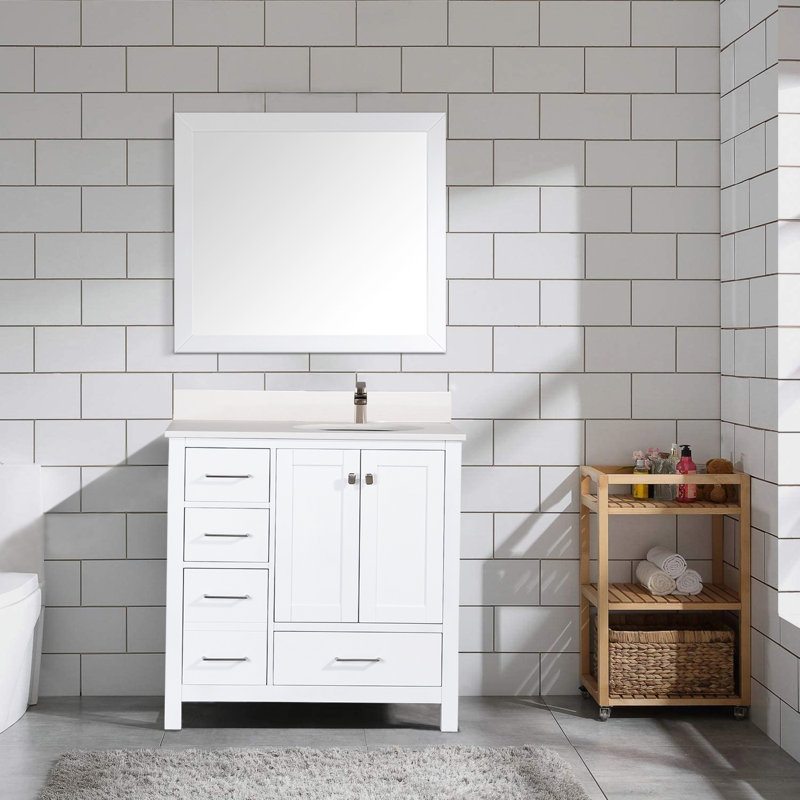 Meuble-lavabo simple l 36 po x P 22 po x H 40 po