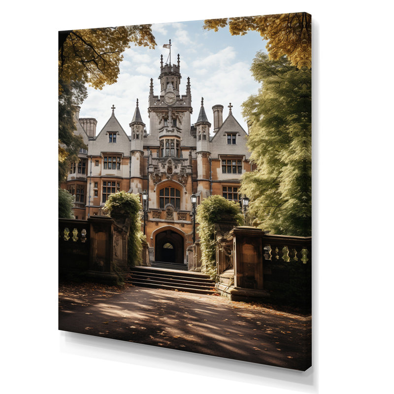 Université d'Oxford, impression sur toile, Toile tendue, H 32 po x l 24 po x P 1 po