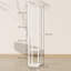 HOMCOM LED Floor Lamp with Shelves Dimmable Foot Switch-657803258