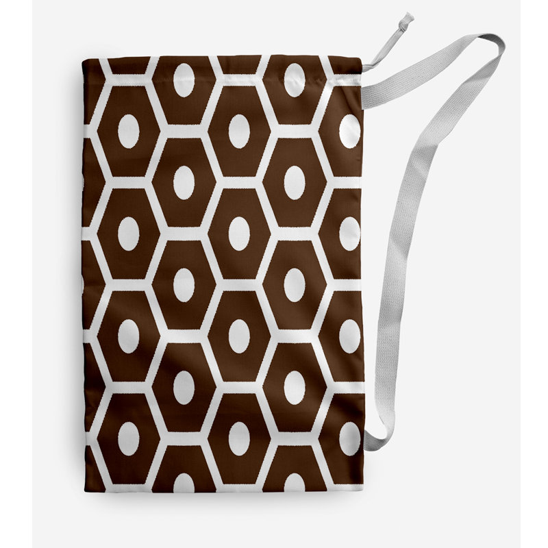 Fabric Laundry Bag with Handles, Medium (36" H x 28" W), Brown