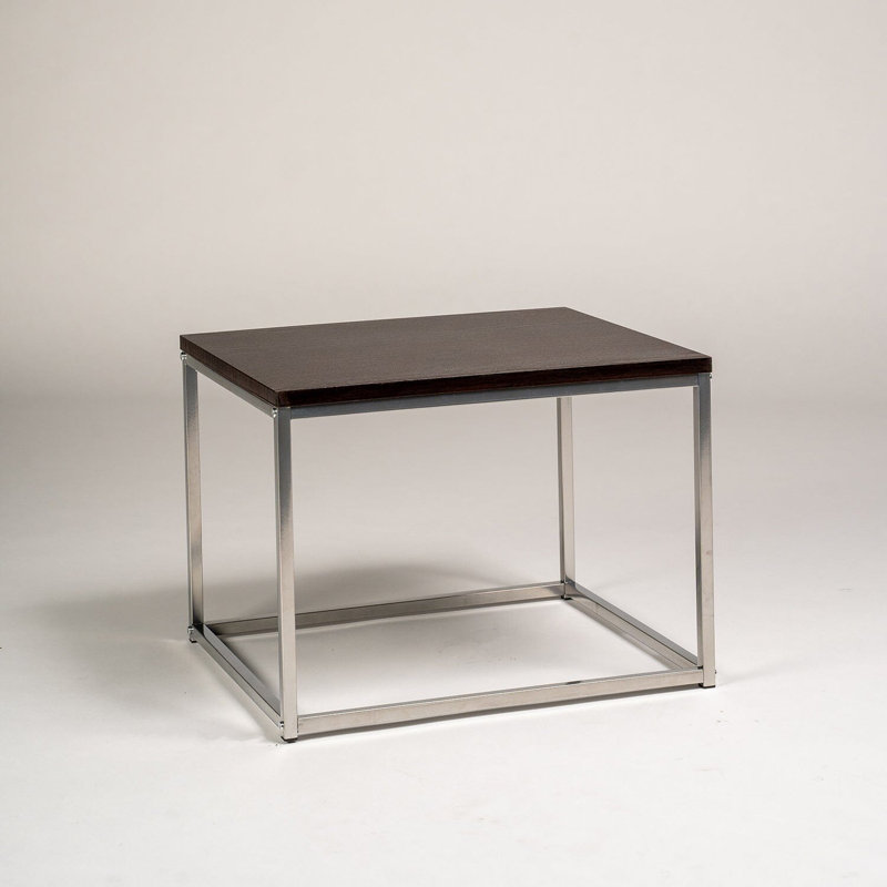 Kalyssa Frame End Table, Grey, Brown