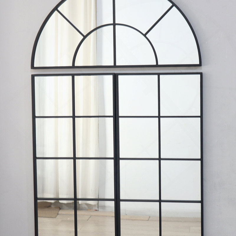 Grand miroir mural 30 "x 45" à trois sections séparées