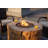 Demetrius Round Propane Smokeless Fire Pit Table-136985198