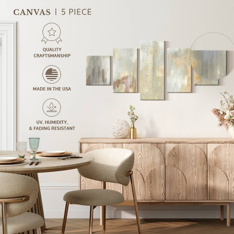 Avery Barely Blush I, 36" H x 80" W