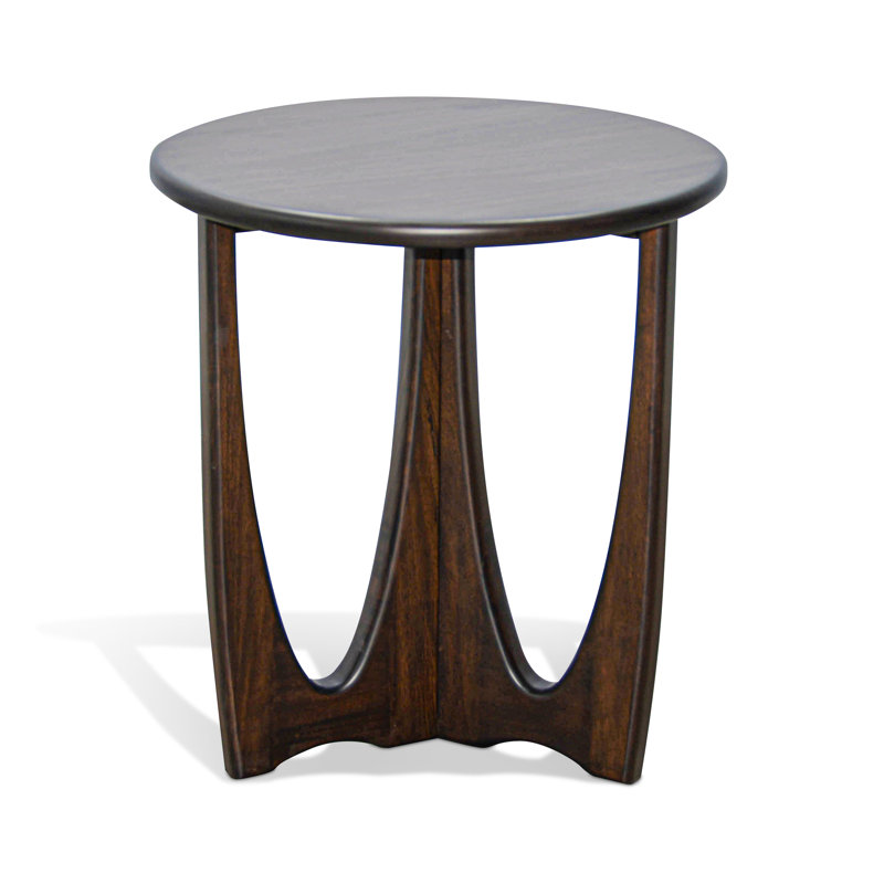 Table de bout Rohr, Marron foncé, H 24 po x l 22 po x P 22 po