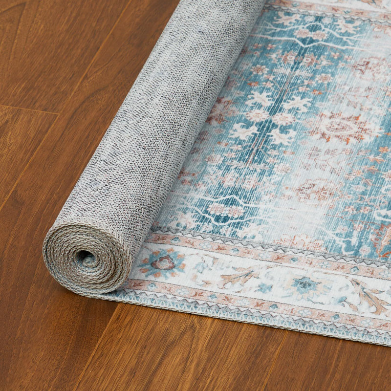Tapis lavable lavable 6 x 9 po Vintage