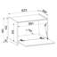62cm W Solid Wood Bedside Table