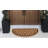 Hand Crafted Half Round Anti-Shed 30" X 60" Treated Durable Doormat Outdoor Entrance, Heavy Duty, Thin Profile, Easy to Clean, Long Lasting, Front Door Entry Doormat